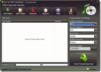 FLV To MP3 Converter